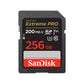 SanDisk Extreme PRO SDXC Card + RescuePRO Deluxe, up to 200MB/s, UHS-I, Class 10, U3, V30