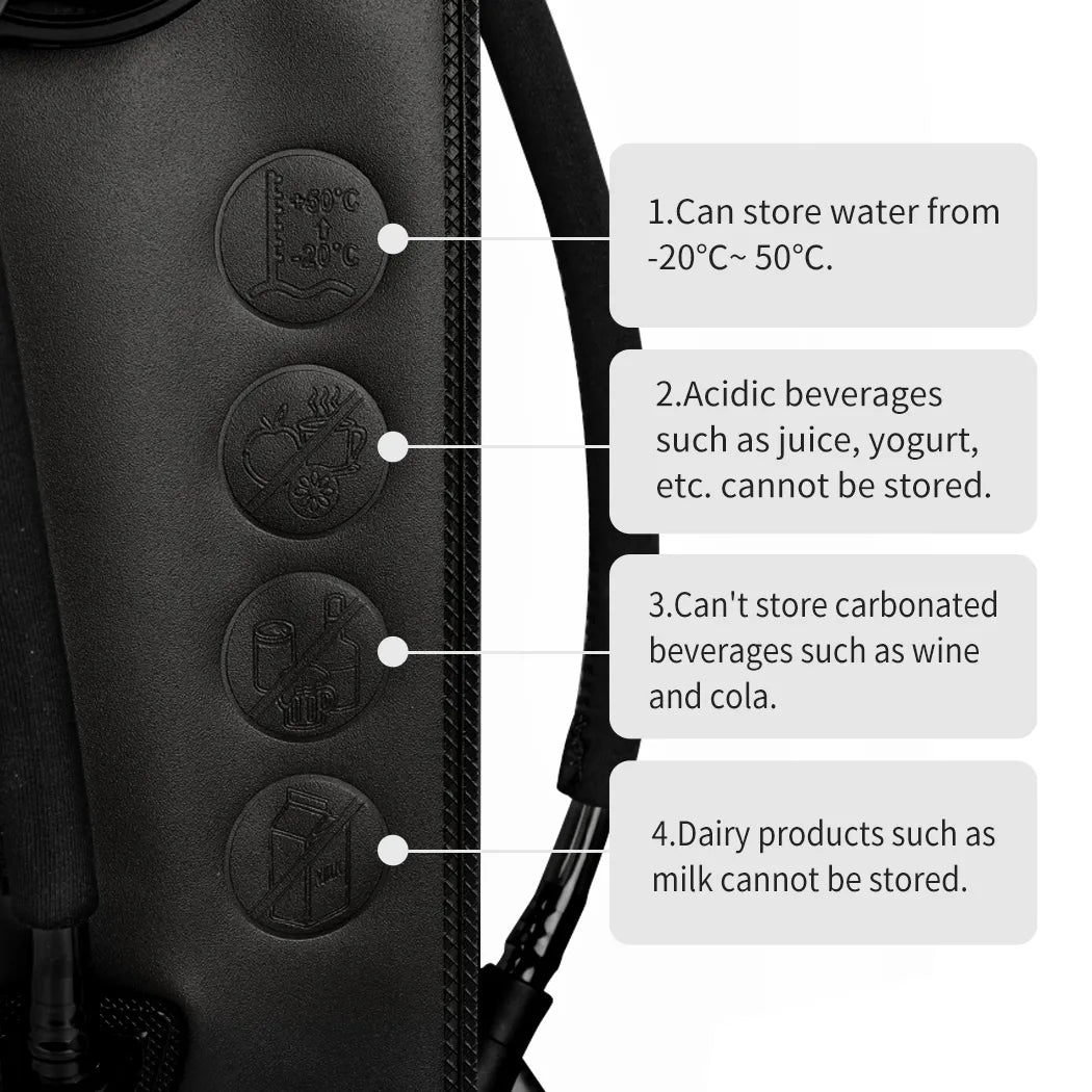 TOPTACPRO Tactical Hydration Pouch with Inner Bladder Water Bag