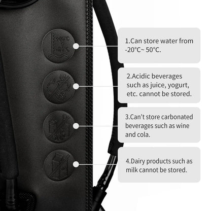 TOPTACPRO Tactical Hydration Pouch with Inner Bladder Water Bag