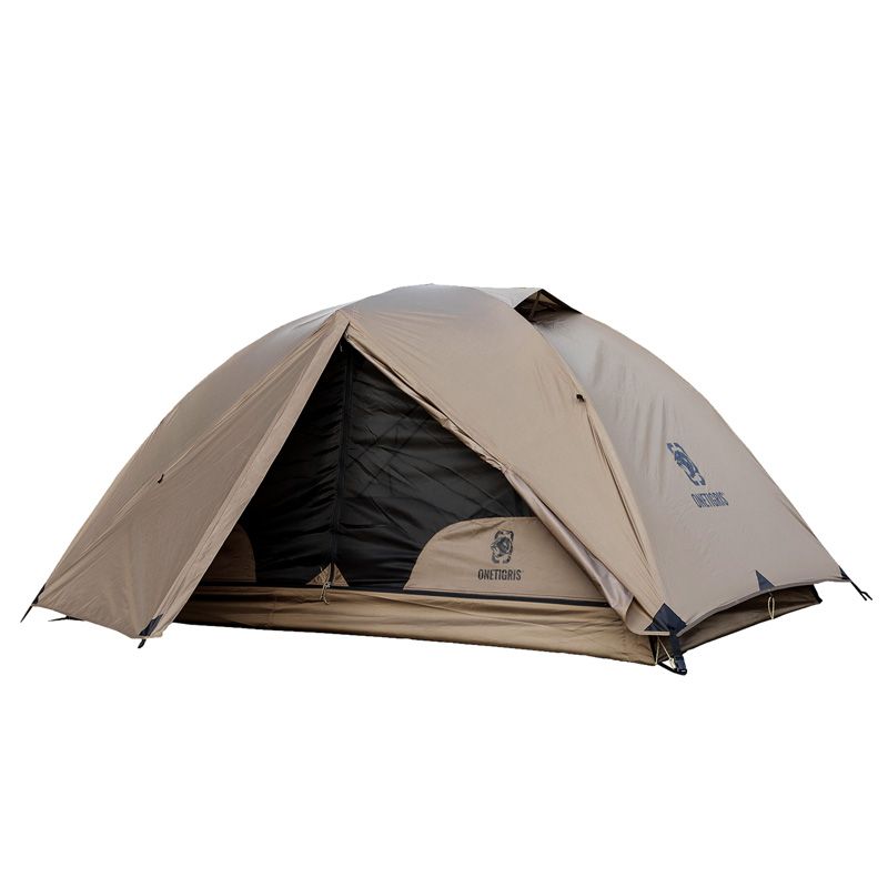 OneTigris Coyote Brown 3-Season Easy Setup Instant 2-Person Camping Tent