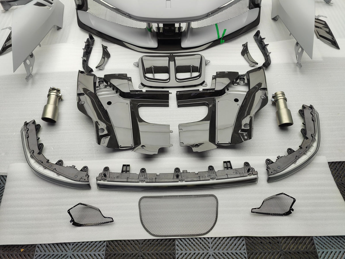Ferrari SF90 to SF90XX Carbon Fiber Aero Body Kit – Full Conversion Package