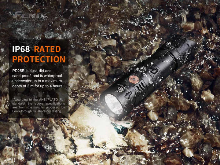 FENIX PD25R RECHARGEABLE EDC FLASHLIGHT