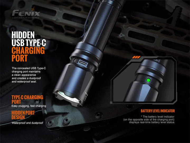 FENIX TK20R V2.0 RECHARGEABLE TAC FLASHLIGHT