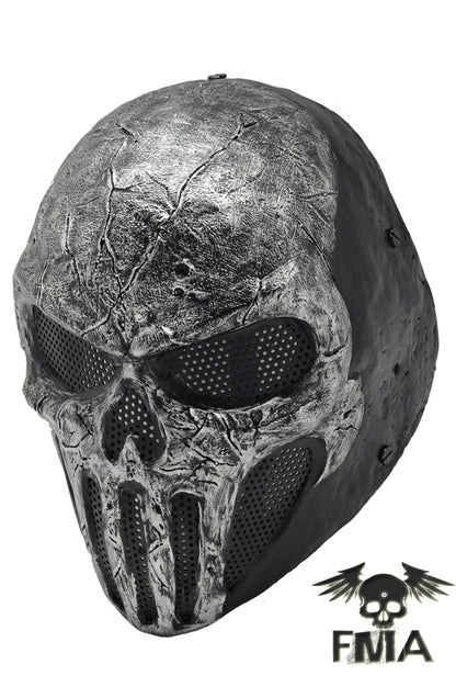 FMA Wire Mesh "SKULL PUNISNER" Gray Mask (Senior Model) Tb577