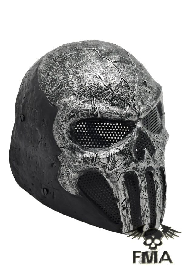 FMA Wire Mesh "SKULL PUNISNER" Gray Mask (Senior Model) Tb577