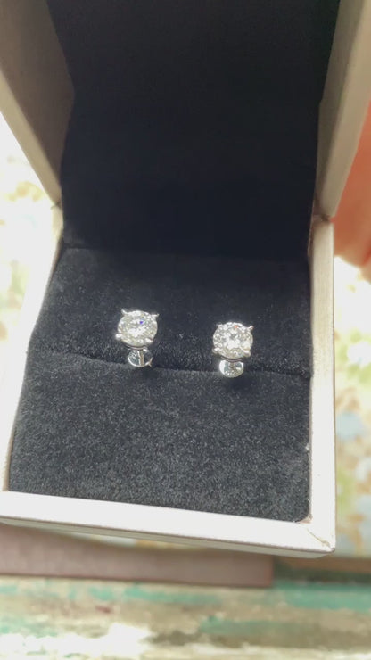 Moissanite Stud Earrings (Custom Work)