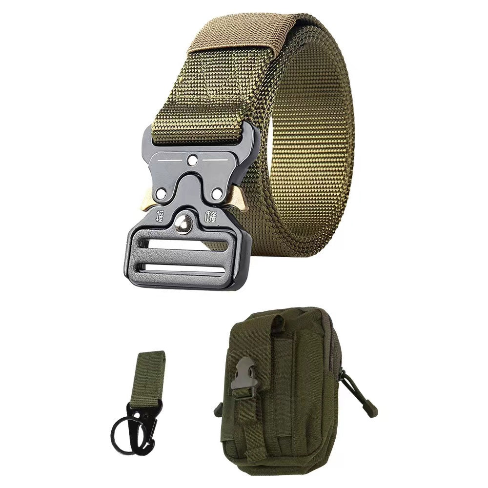 Tactical Delta Military Outdoors Belt Combat Men/Women Belt+Waist pack+Key Chain