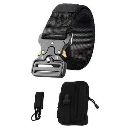 Tactical Delta Military Outdoors Belt Combat Men/Women Belt+Waist pack+Key Chain