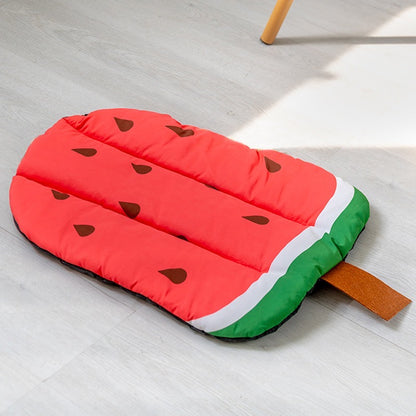 Cute Mat in Fruit / Ice Cream Shape for Pet, Dog, Cat... Suitable for All Seasons of The Year  (Summer, Winter.. )