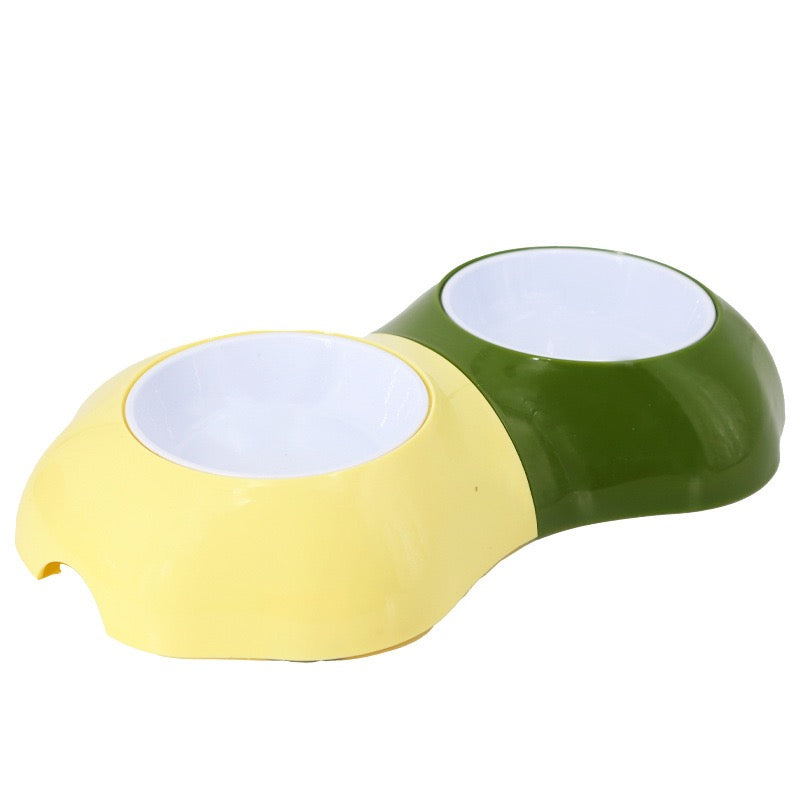 New Arrival Multi Color Pet Bowl Cat Bowl 2in1