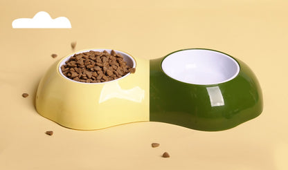 New Arrival Multi Color Pet Bowl Cat Bowl 2in1