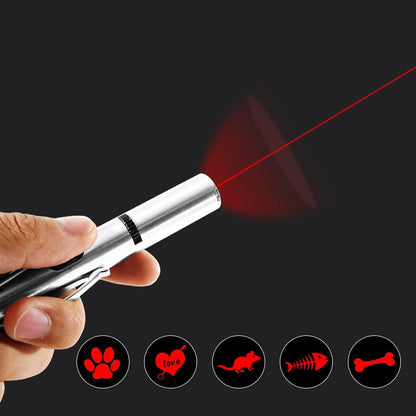 Laser Pointer LED Light Pointer Cat Toy Kitten Toy Dog Toy USB Charging 5 Switchable Patterns