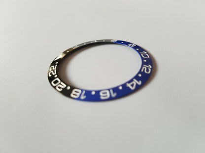 Ceramic bezel inlay blue/black "Batman" compatible with GMT-Master