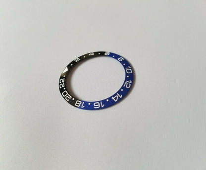 Lünetteneinlage aus Keramik blau/schwarz "Batman" kompatibel mit GMT-Master