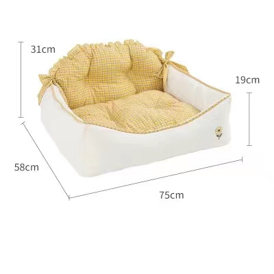 New Arrivals Winter Comfortable Warm Pet Beds for Medium / Small Sized Dog Cat Kitten