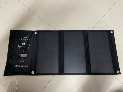 Outdoor Portable Folding USB Solar panel power bank Charger