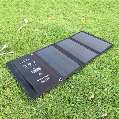 Outdoor Portable Folding USB Solar panel power bank Charger