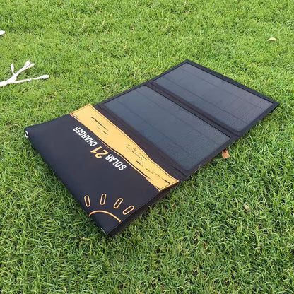 Outdoor Portable Folding USB Solar panel power bank Charger