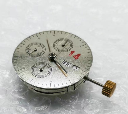 Asian 7750 White Dual Calendar Automatic Movement